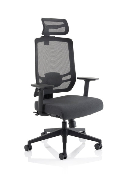 Ergo Twist High Mesh Back Task Operator Office Chair with Arms - Ergometric
