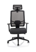 Ergo Twist High Mesh Back Task Operator Office Chair with Arms - Ergometric
