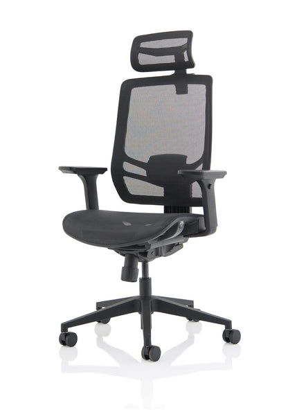 Ergo Twist High Mesh Back Task Operator Office Chair with Arms - Ergometric
