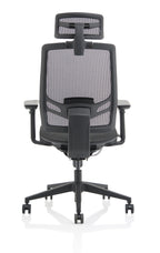 Ergo Twist High Mesh Back Task Operator Office Chair with Arms - Ergometric