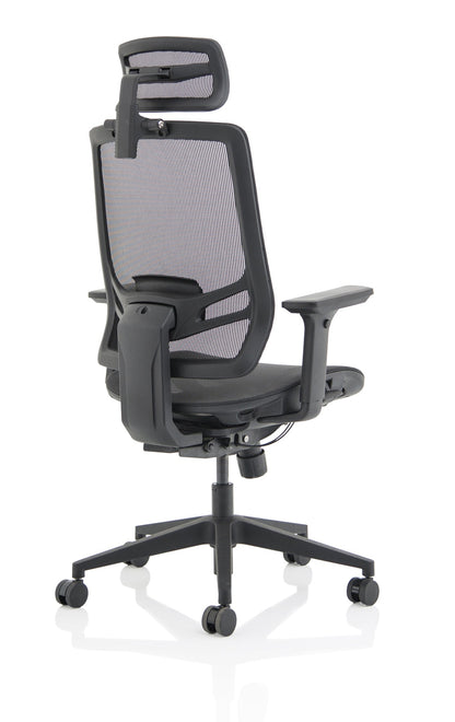 Ergo Twist High Mesh Back Task Operator Office Chair with Arms - Ergometric