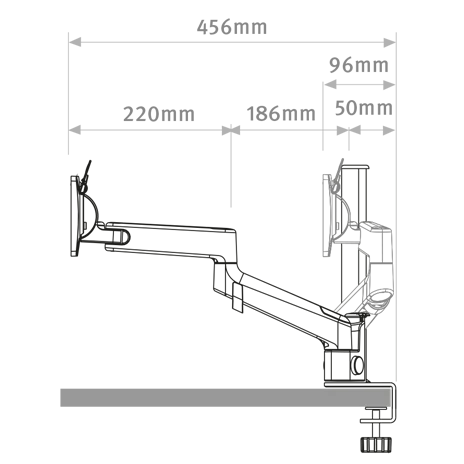 Lima Dual Monitor Arm