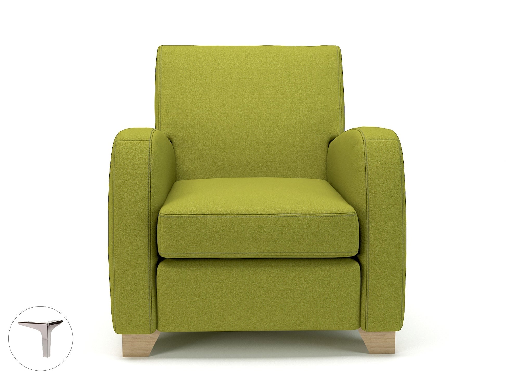Wynne 81cm Wide Armchair in Warwick Dolly Fabric - Ergometric