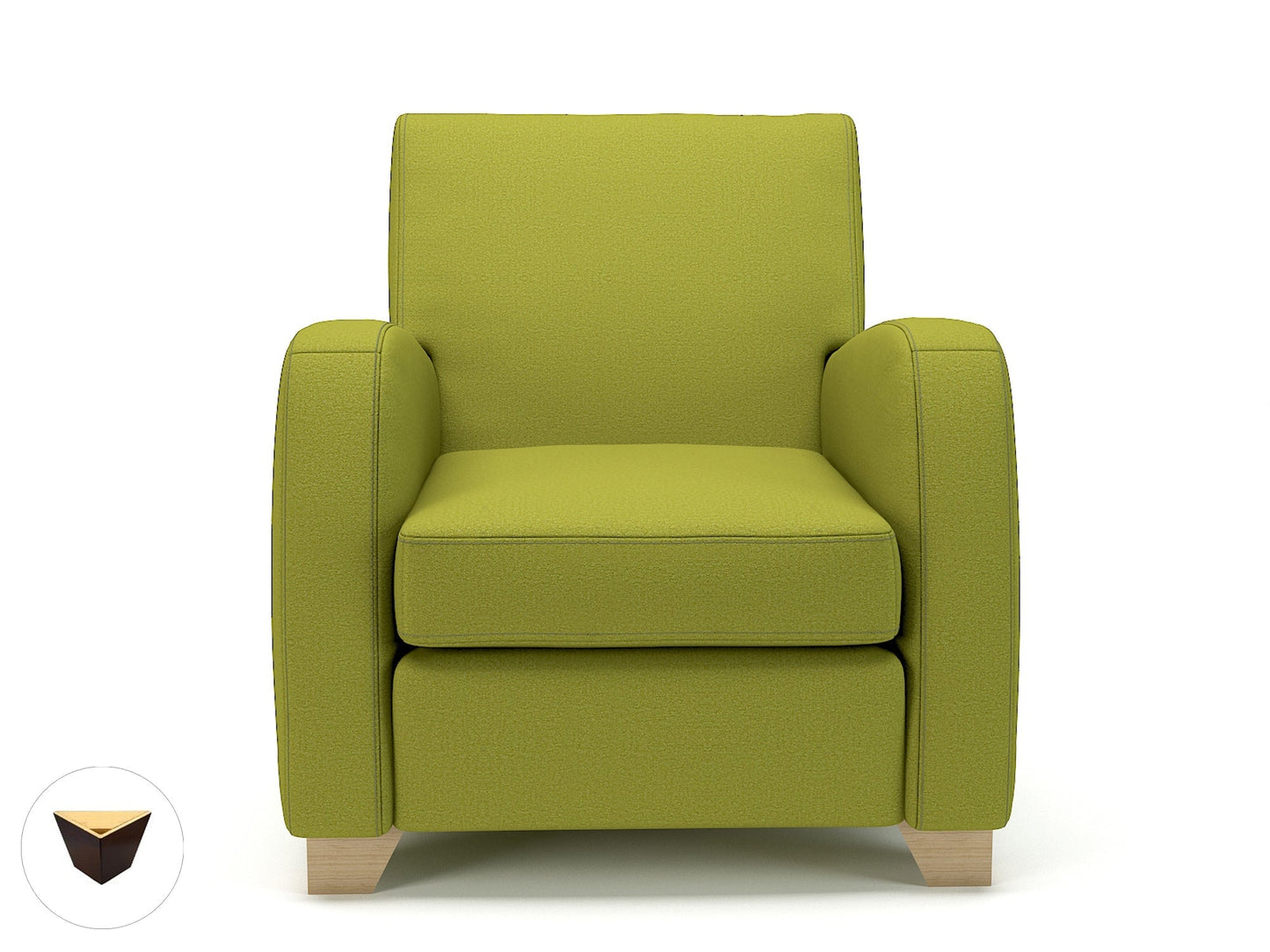 Wynne 81cm Wide Armchair in Warwick Dolly Fabric - Ergometric