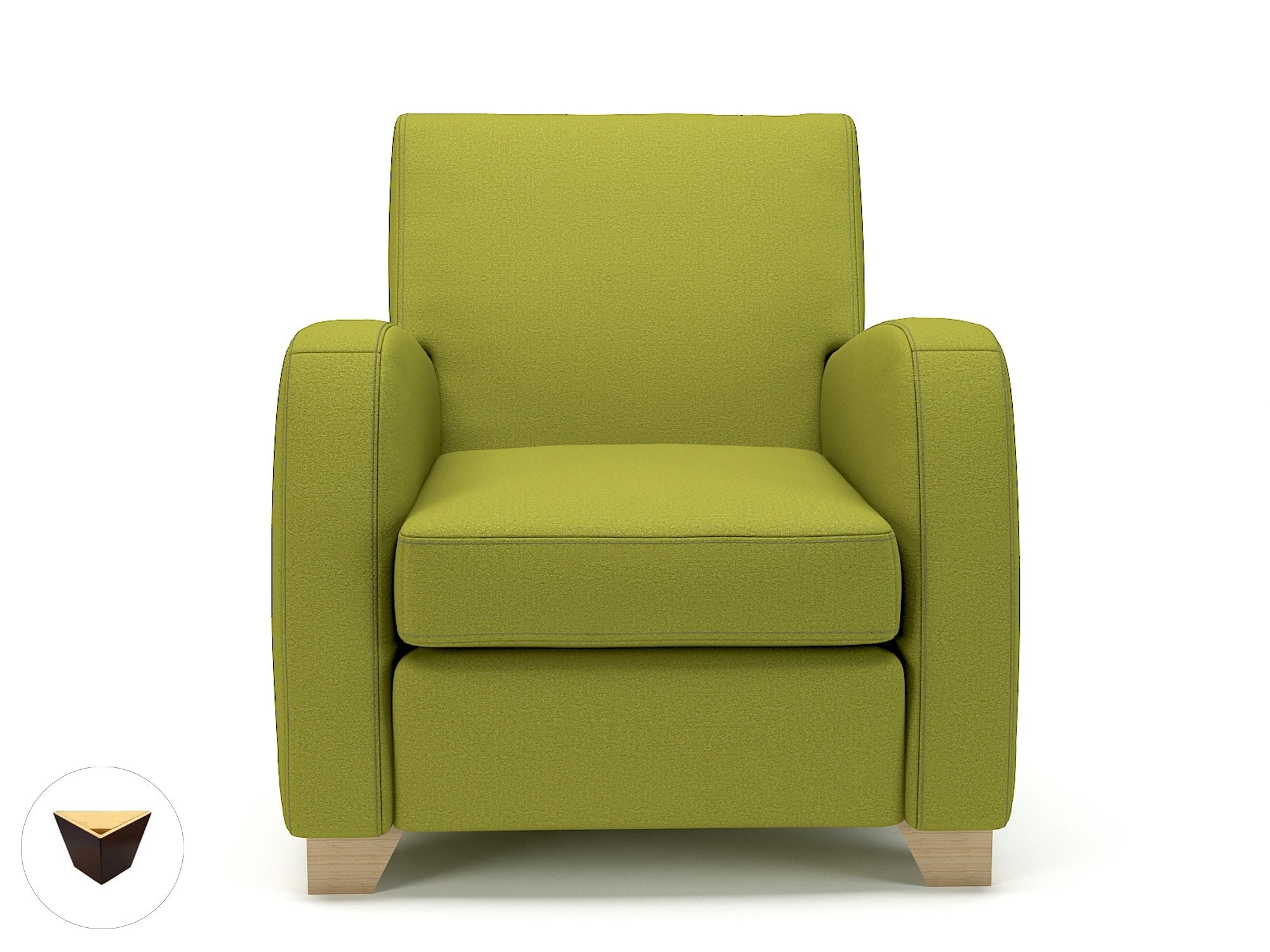 Wynne 81cm Wide Armchair in Warwick Dolly Fabric - Ergometric