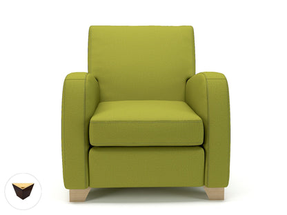 Wynne 81cm Wide Armchair in Warwick Dolly Fabric - Ergometric