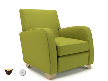 Wynne 81cm Wide Armchair in Warwick Dolly Fabric - Ergometric