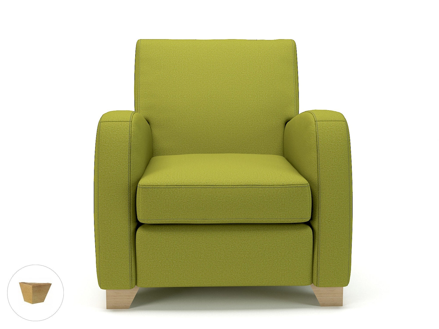 Wynne 81cm Wide Armchair in Warwick Dolly Fabric - Ergometric