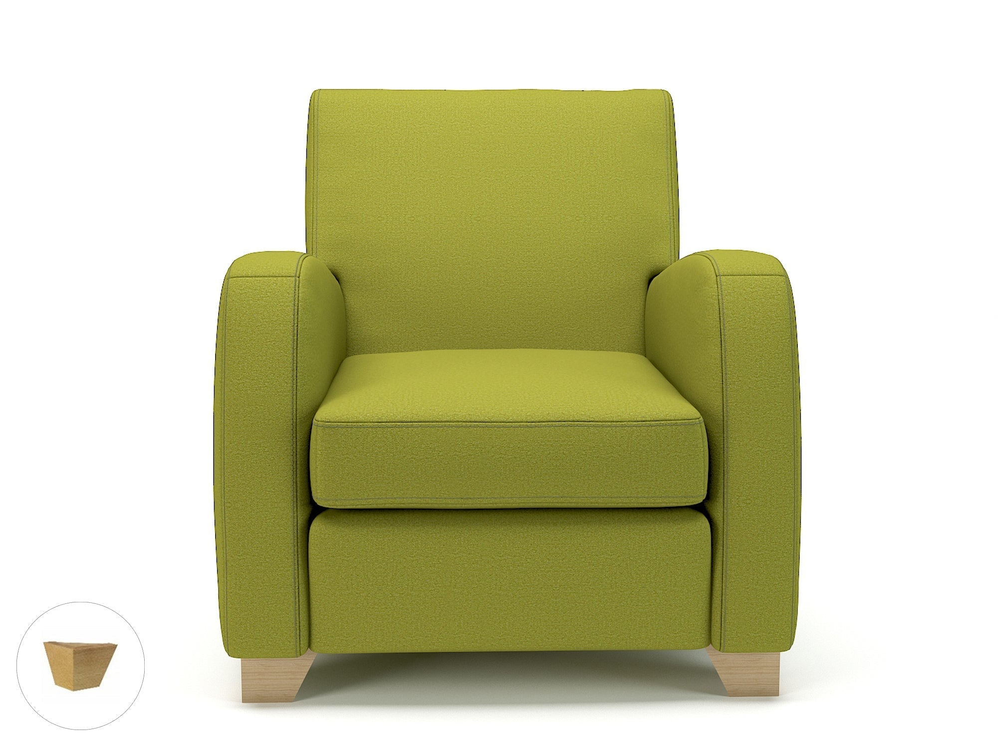 Wynne 81cm Wide Armchair in Warwick Dolly Fabric - Ergometric