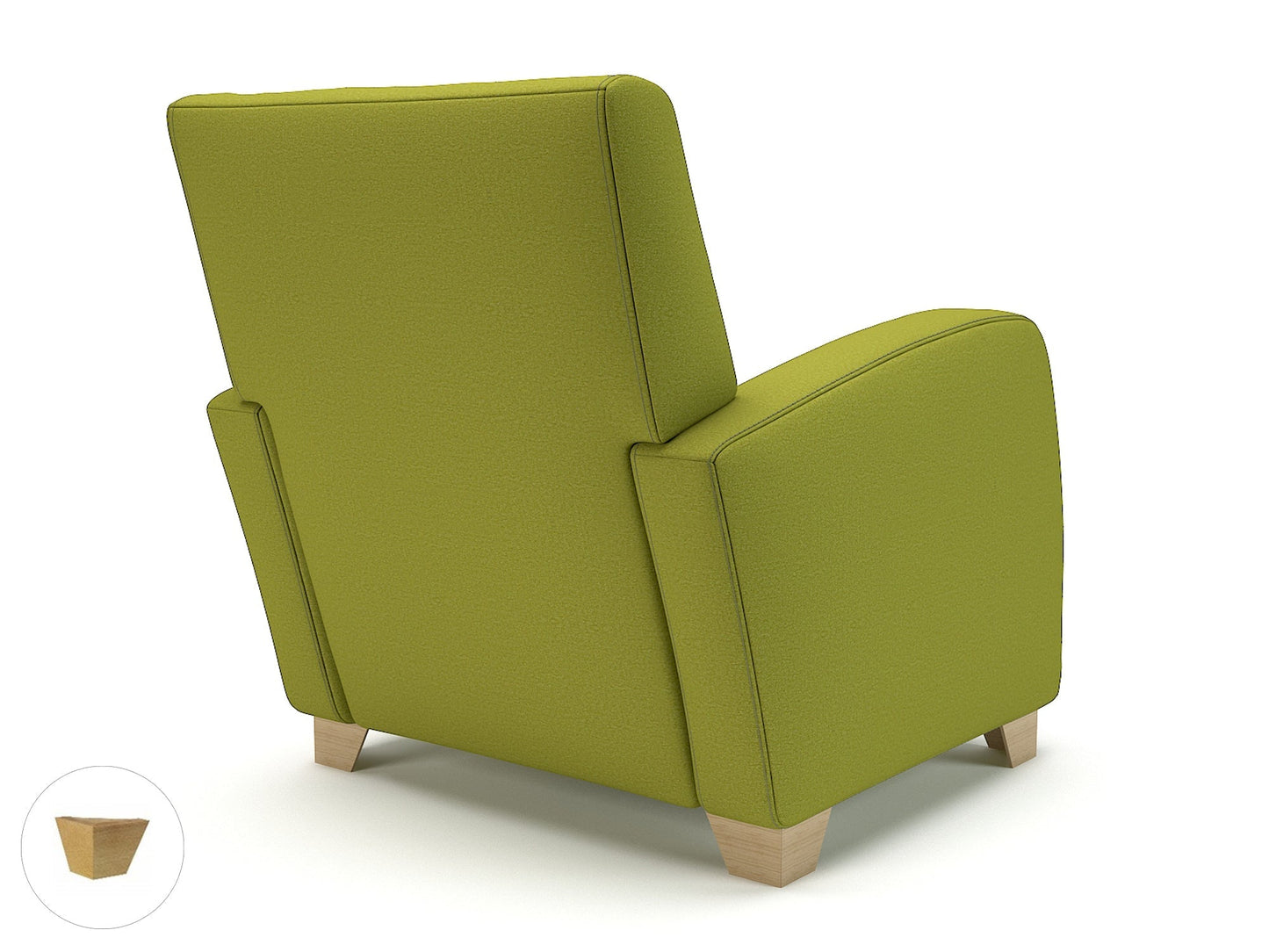 Wynne 81cm Wide Armchair in Warwick Dolly Fabric - Ergometric