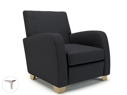 Wynne 81cm Wide Armchair in Warwick Dolly Fabric - Ergometric