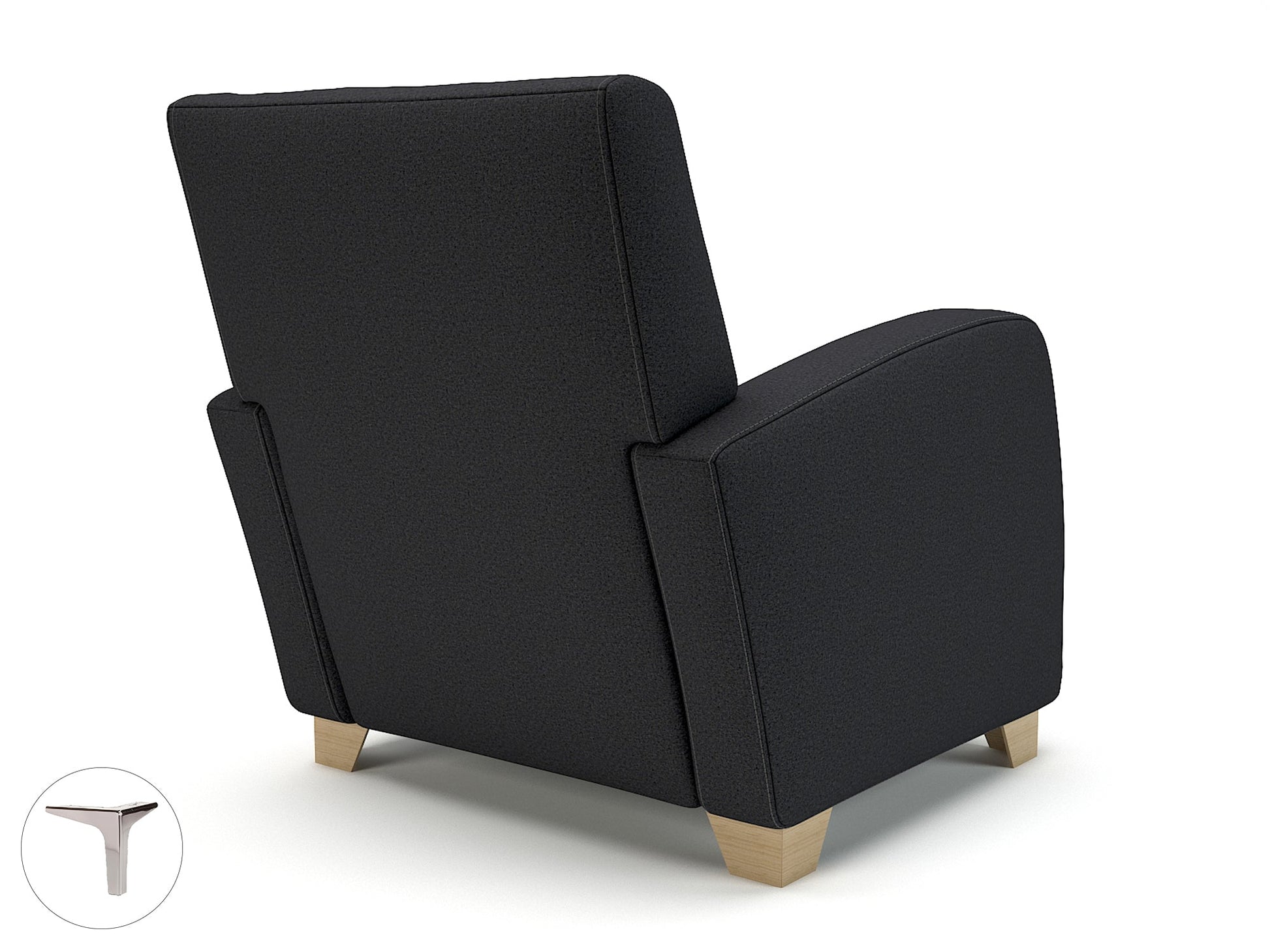 Wynne 81cm Wide Armchair in Warwick Dolly Fabric - Ergometric