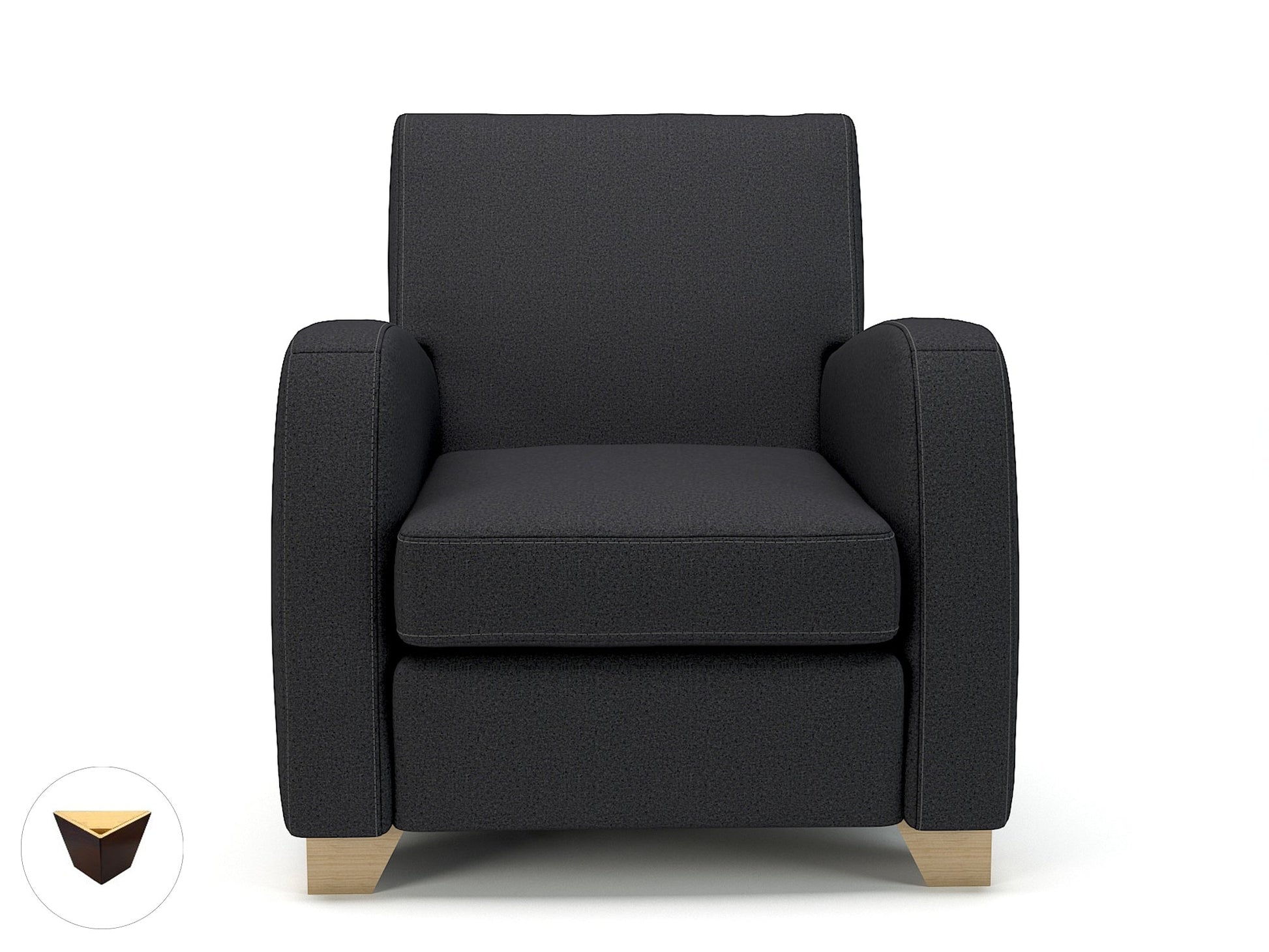 Wynne 81cm Wide Armchair in Warwick Dolly Fabric - Ergometric