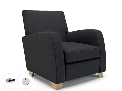 Wynne 81cm Wide Armchair in Warwick Dolly Fabric - Ergometric