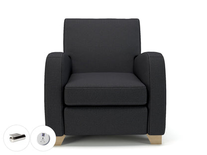 Wynne 81cm Wide Armchair in Warwick Dolly Fabric - Ergometric