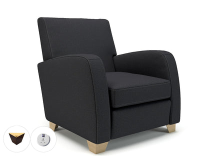 Wynne 81cm Wide Armchair in Warwick Dolly Fabric - Ergometric