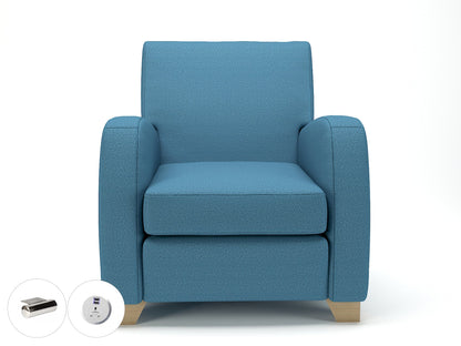 Wynne 81cm Wide Armchair in Warwick Dolly Fabric - Ergometric