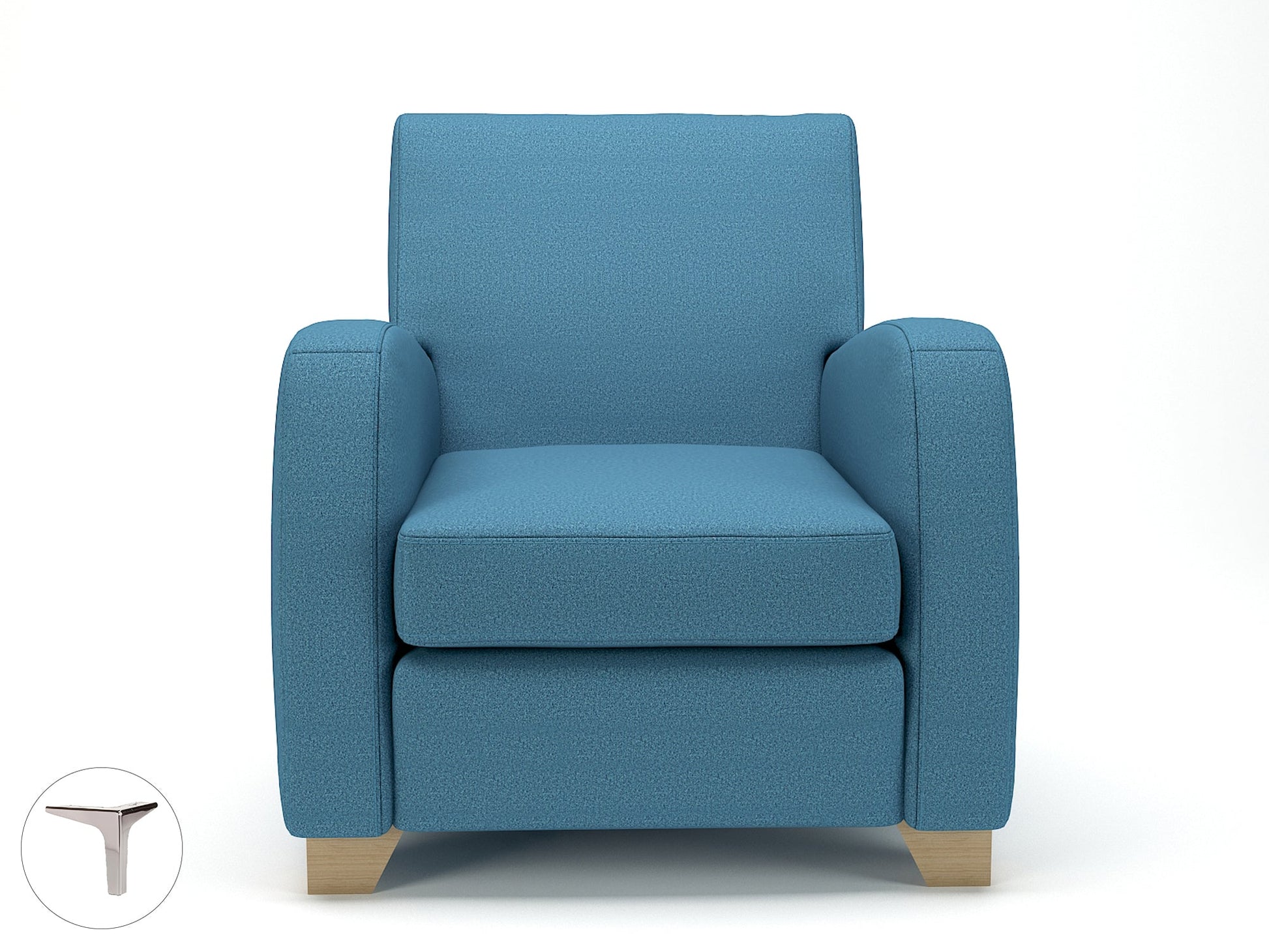 Wynne 81cm Wide Armchair in Warwick Dolly Fabric - Ergometric