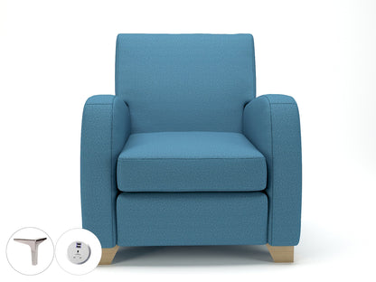 Wynne 81cm Wide Armchair in Warwick Dolly Fabric - Ergometric