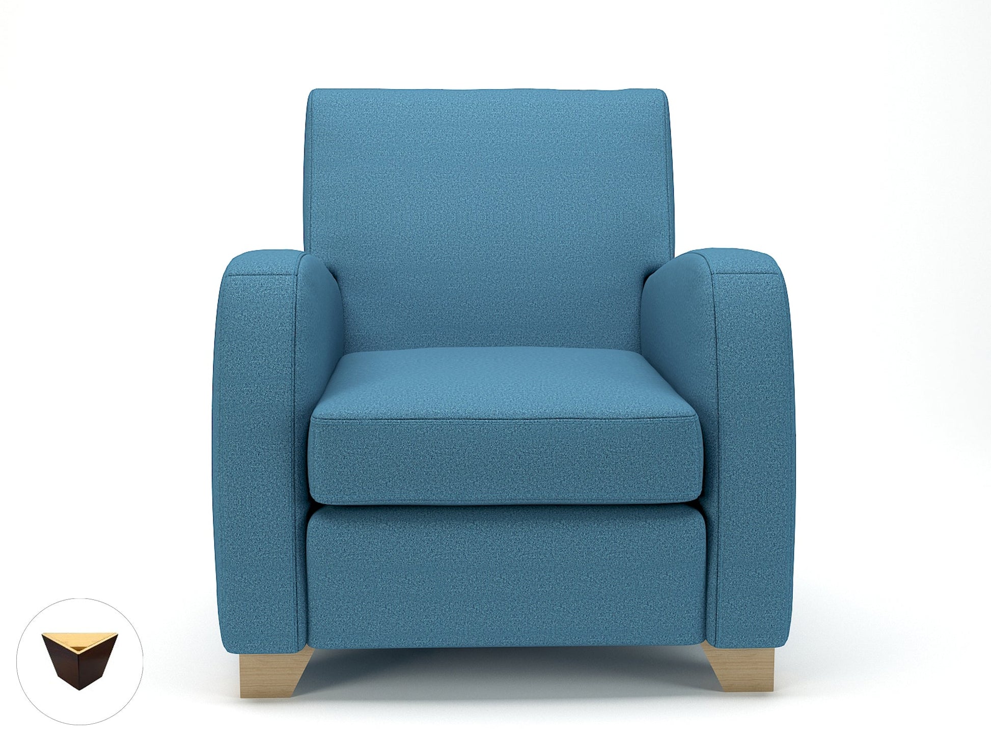 Wynne 81cm Wide Armchair in Warwick Dolly Fabric - Ergometric