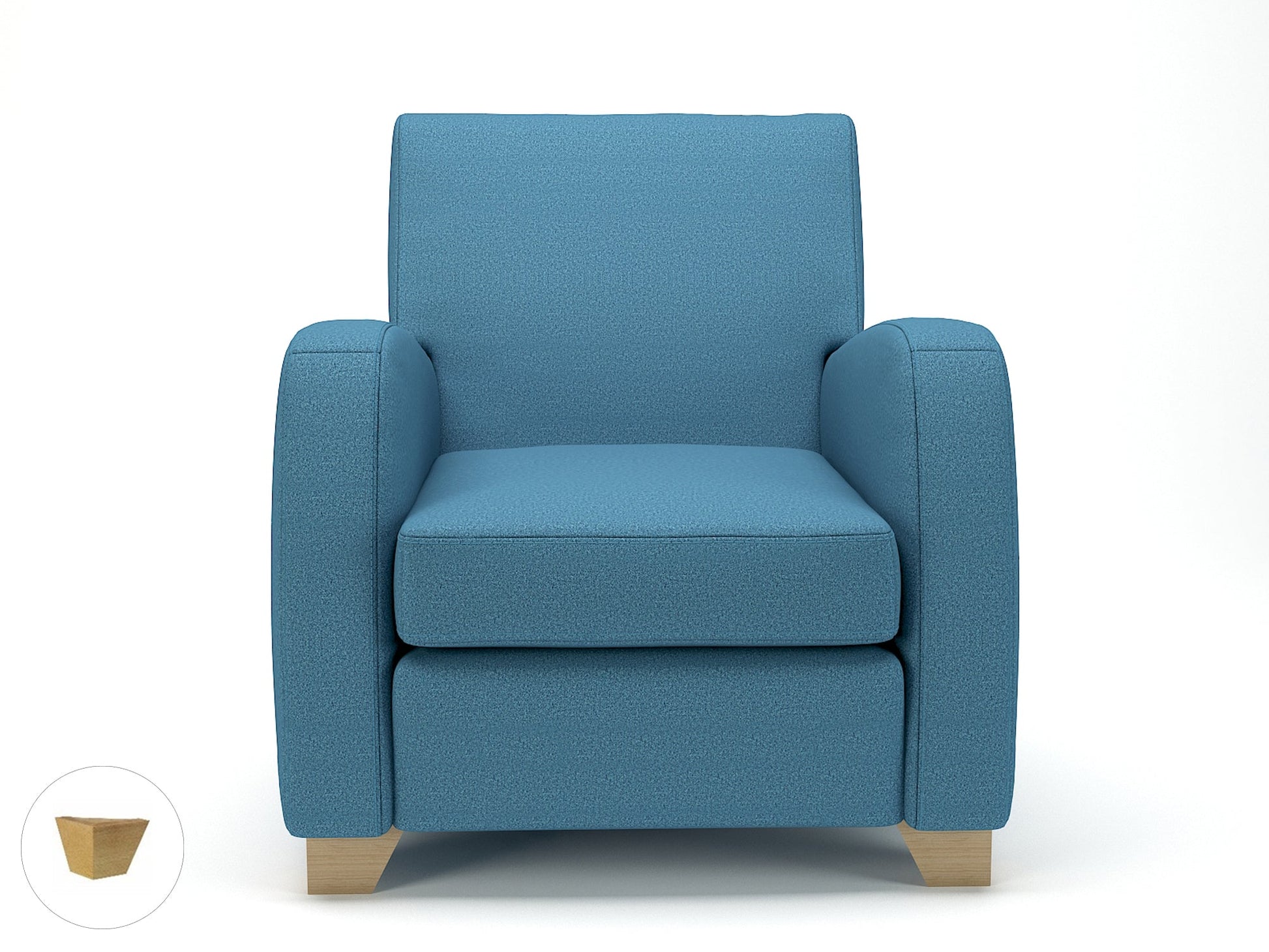 Wynne 81cm Wide Armchair in Warwick Dolly Fabric - Ergometric
