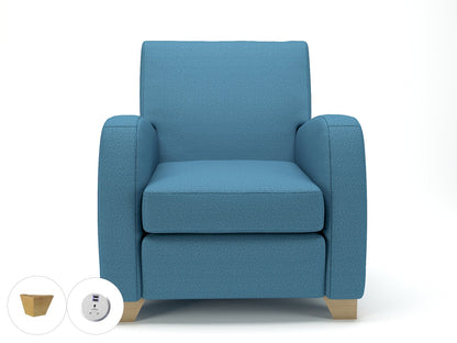 Wynne 81cm Wide Armchair in Warwick Dolly Fabric - Ergometric