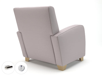 Wynne 81cm Wide Armchair in Warwick Dolly Fabric - Ergometric