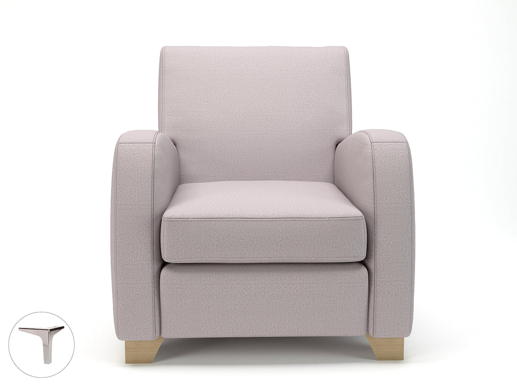 Wynne 81cm Wide Armchair in Warwick Dolly Fabric - Ergometric
