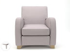 Wynne 81cm Wide Armchair in Warwick Dolly Fabric - Ergometric