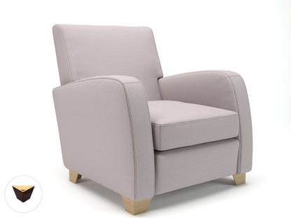 Wynne 81cm Wide Armchair in Warwick Dolly Fabric - Ergometric