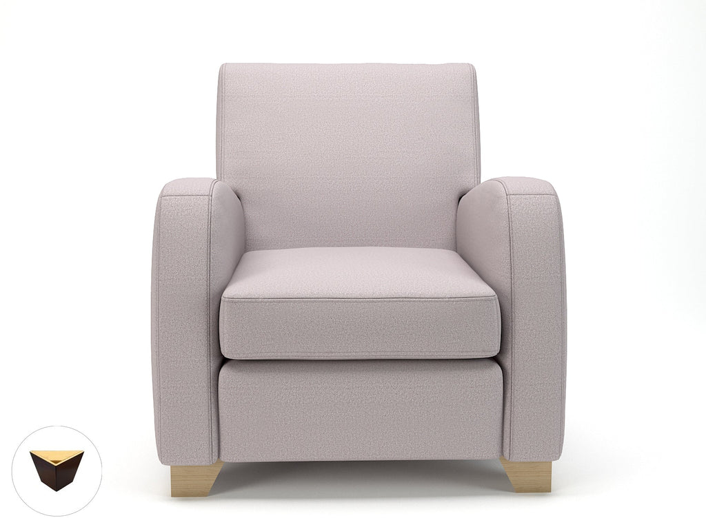 Wynne 81cm Wide Armchair in Warwick Dolly Fabric - Ergometric