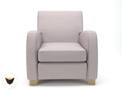 Wynne 81cm Wide Armchair in Warwick Dolly Fabric - Ergometric