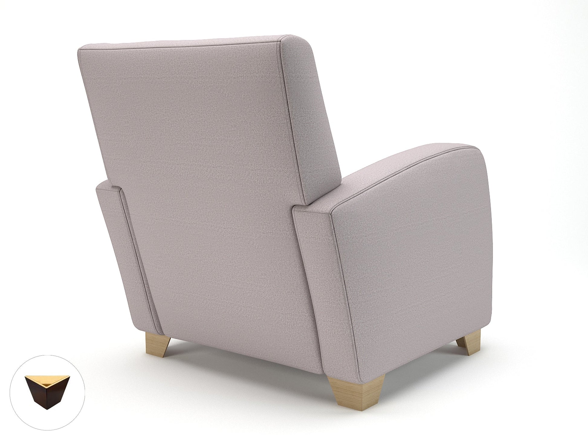 Wynne 81cm Wide Armchair in Warwick Dolly Fabric - Ergometric