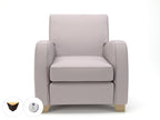 Wynne 81cm Wide Armchair in Warwick Dolly Fabric - Ergometric