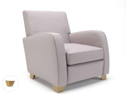 Wynne 81cm Wide Armchair in Warwick Dolly Fabric - Ergometric