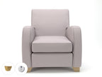 Wynne 81cm Wide Armchair in Warwick Dolly Fabric - Ergometric