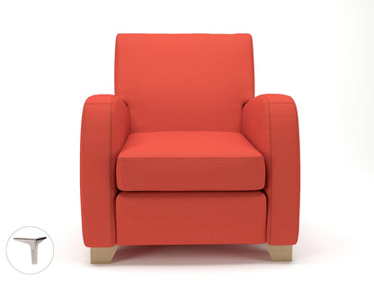 Wynne 81cm Wide Armchair in Warwick Dolly Fabric - Ergometric