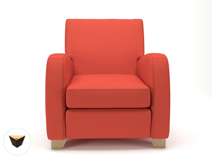 Wynne 81cm Wide Armchair in Warwick Dolly Fabric - Ergometric