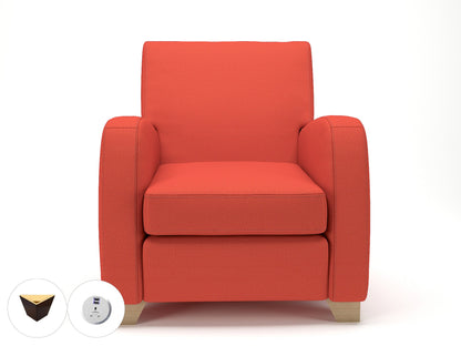 Wynne 81cm Wide Armchair in Warwick Dolly Fabric - Ergometric