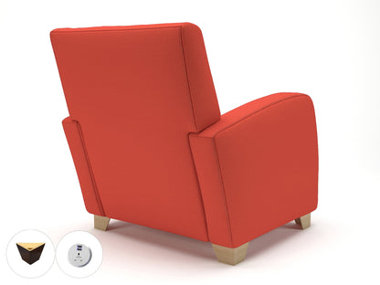 Wynne 81cm Wide Armchair in Warwick Dolly Fabric - Ergometric