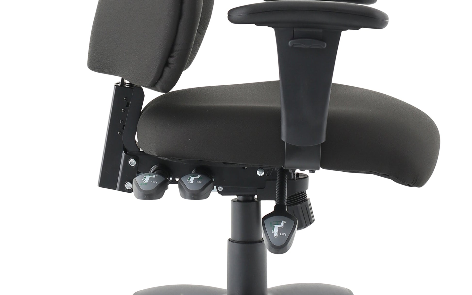 Esme High Back Task Operator Chair with Arms - Ergometric