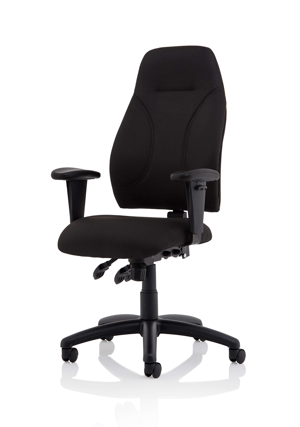 Esme High Back Task Operator Chair with Arms - Ergometric