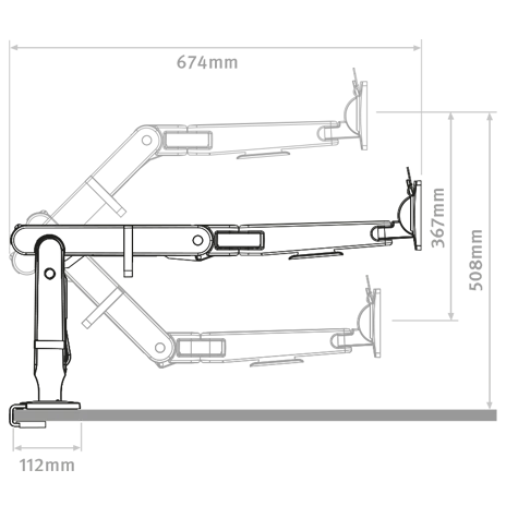 Ollin Dual Monitor Arm