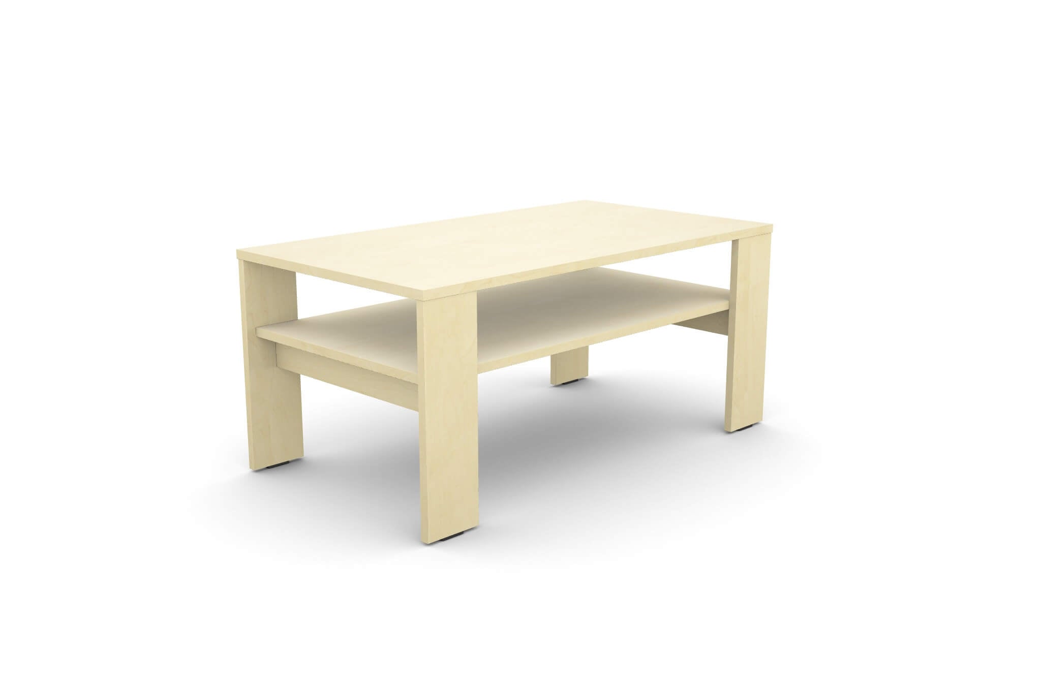 Sauve Rectangular Low Coffee Table - Ergometric