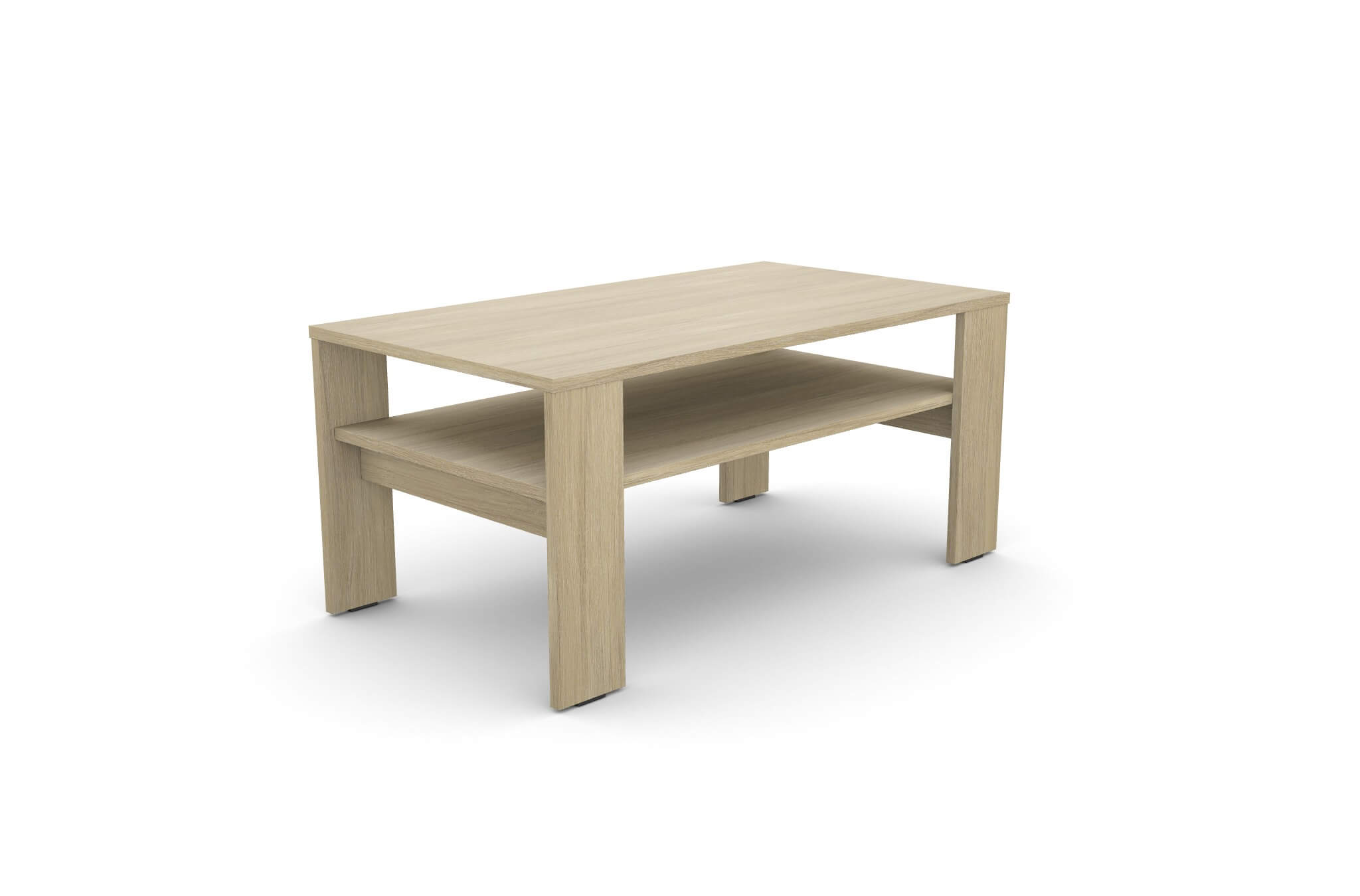 Sauve Rectangular Low Coffee Table - Ergometric