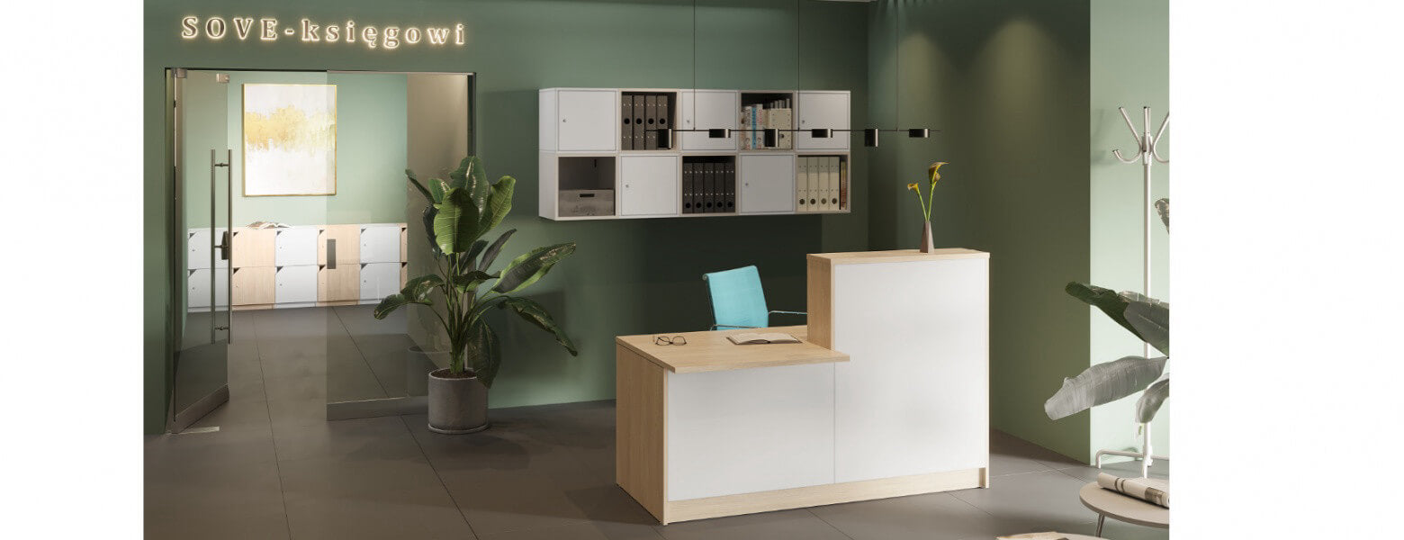Sauve Reception Desk - Ergometric
