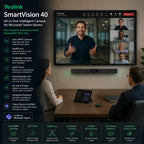 Yealink SmartVision 40 All-in-One Intelligent Camera for Microsoft Teams Rooms