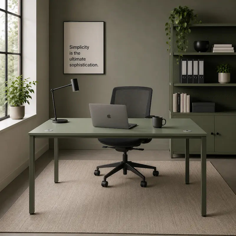 Studio Single Bench Desk 800 Deep - Ergometric