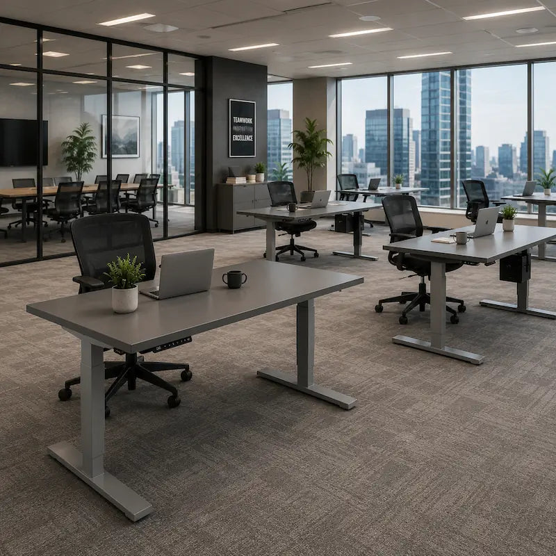 Zen Dual Motor Electric Sit-Stand Desk - Ergometric