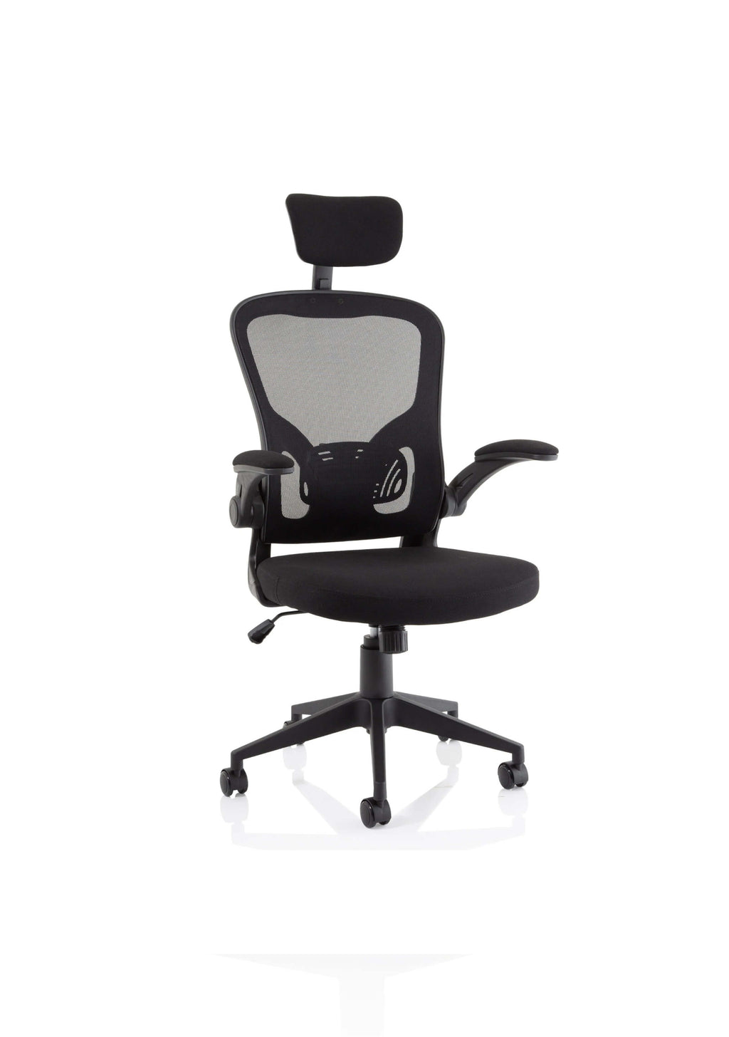 Ace Executive Mesh Chair With Folding Arms - Ergometric